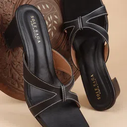 Sole Saga Women Block Sandals-picture-3