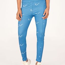 POOJARAN SAREE Printed High Rise Ankle Length Gym Tights-image-98