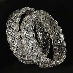 LAVAZZA Set Of 2 CZ-Studded Bangles-9