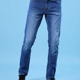 V-Mart Men Slim Fit Mid-Rise Light Fade Stretchable Jeans-picture-29