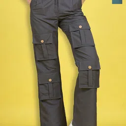 Cutiekins Girls Easy Wash Cargos Trousers-42