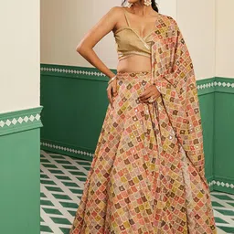 Alaya By Stage3 Sajda Embroidered Lehenga Skirt-image-4