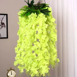 ARICK DECOR Green 10 Pieces Hanging Artificial Flower-image-96