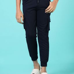 V-Mart Boys Solid Loop Knit Cotton Pyjama-30