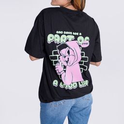 JAC INDIAN Women Graphic Printed Round Neck Cotton Oversized T-shirt-image-120