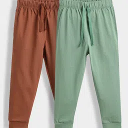Orange Sugar Infants 2-Pcs Pure Cotton Skin-Friendly Joggers-image-35