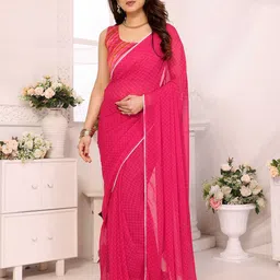 KALINI Leheriya Printed Georgette Saree-picture-38