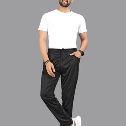 ISUEL FAB Men Black Relaxed Track Pant-image-94