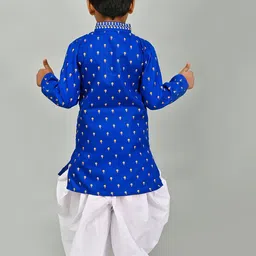 NFC CREATION Boys Printed Regular Thread Work Kurta with Patiala image 5
