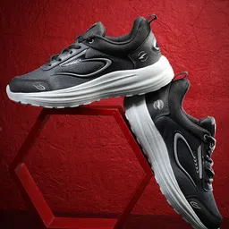 ASIAN Men Mesh Lace-Ups Running Non-Marking Shoes-picture-43