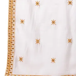 Jompers Embroidered Mirror Work Kurta With Salwar & Dupatta image 4