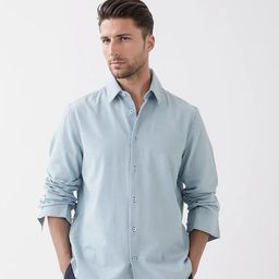 RARE RABBIT Men Comfort Fit Solid Spread Collar Cotton Casual Shirt-picture-47