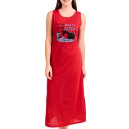 BOMBSHELL Women Printed Maxi Nightdress-image-91