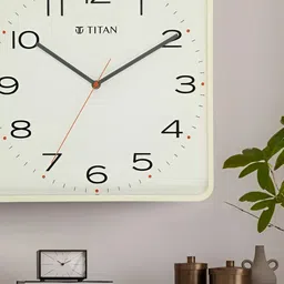 Titan Modern Metallo White Wooden Contemporary Rectangle Shaped Wall Clock-image-50