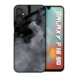 QRIOH Unisex Samsung Galaxy F16 5G Abstract Fossil Gradient Shockproof Glass Back Case-picture-31