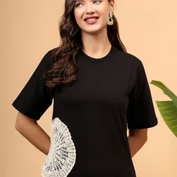 Velvery Women Self Design Cotton Top-image-10