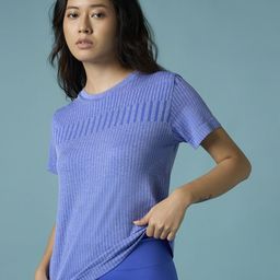 FEIER Women Striped Round Neck T-shirt-image-55