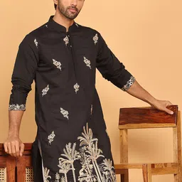 Jompers Men Embroidered Thread Work Kurta-picture-51