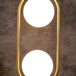 Deco Home Gold-Toned Glass Ceiling Lamp-image-64