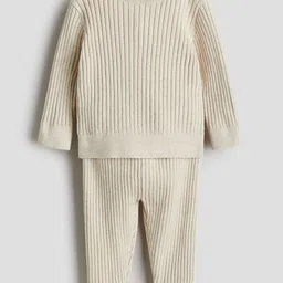 H&M Girls 2-Piece Rib-Knit Pure Cotton Set-picture-44