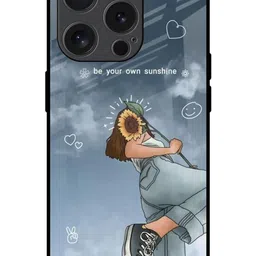 QRIOH Floral Printed iPhone 15 Pro Back Case Mobile Accessories-picture-39