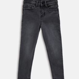 LilPicks Girls Low Distress Mid Rise Regular Light Fade Denim Jeans-picture-29