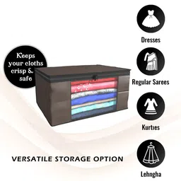 Kuber Industries Brown Set of 6 Regular Drawer Organiser Organisers image 4