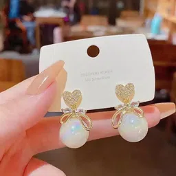 ONUYX Heart Shaped Drop Earrings-57