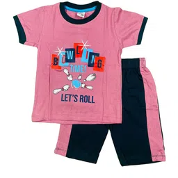 Peerless Wear Boys Printed T-shirt with Shorts-picture-44