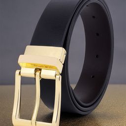 Metronaut Men Textured Leather Belt-image-10