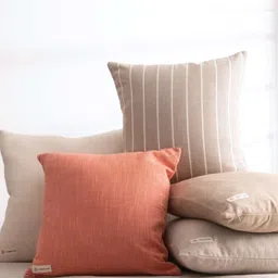 Copper-Red Pink Square Cushion Covers-image-3