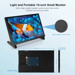 Elecrow 10.1 inch Display IPS 1280x800 Acrylic Case Touch Screen Compatible with Raspberry Pi Jetson Nano PC image 5