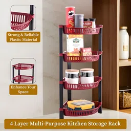 RUBOXA Brown Set of 1 Regular Multi-Utility Organisers image 3