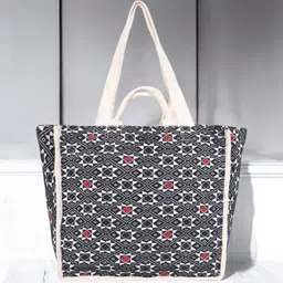 ASTRID Women Textured Shopper Tote Bag with Double Handle And Zipper Closure-8