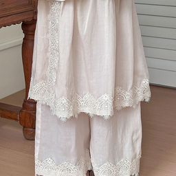 LULU & SKY Girls Beige Skirts-image-9