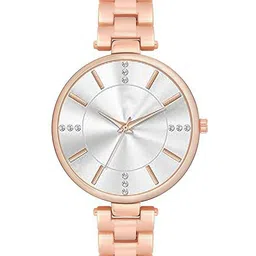 CSAMON Women Embellished Dial & Straps Bracelet Style Watch C38 Rg White D_F-image-3