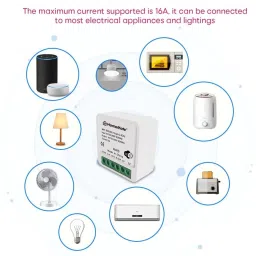 HomeMate WiFi 1 Node Smart Switch | 16A image 2