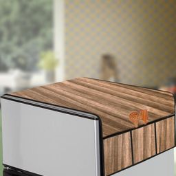 The Furnishing Tree Brown Plastic Refrigerator Cover-image-96