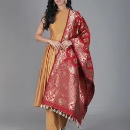 TJORI Woven Design Dupatta-image-14