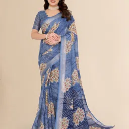 Moda Rapido Floral Printed Saree-picture-10