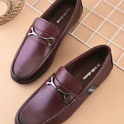 pelle albero Men Leather Loafers-image-78