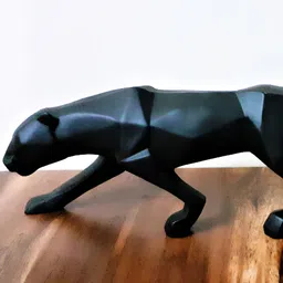Afterstitch Black Polyresin Showpieces-11
