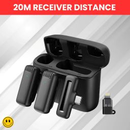 J13 Wireless Microphone With Coller Mic Noise Reduction for Youtube/VloggingO426 Microphone-23
