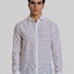 Snitch Men Smart Slim Fit Opaque Casual Shirt-image-77