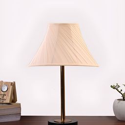 Aura Off White Metal Contemporary Frusturical Shaped Table Lamp-image-35