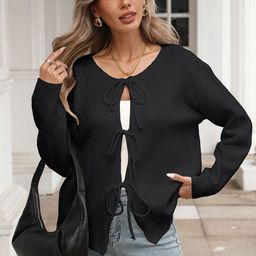 StyleCast x Revolte Women Tie-Up Shrug-picture-35