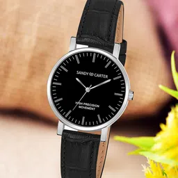 Sandy D Carter Women Embellished Dial & Leather Straps Analogue Watch Sandy D Carter-232L-BK-picture-58