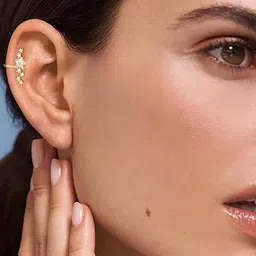 EL REGALO Artificial Stones Studded Star Shaped Ear Cuff-picture-29
