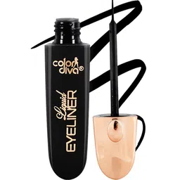 Color Diva Water Resistant Liquid Eye Liner - 5.5 ml - Black-54