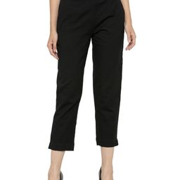 Indibelle Women Cotton Mid-Rise Trousers-image-65